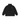 Carhartt Danville Jacket Black / White baskets vue de face avec un design noir et blanc, une fermeture éclair et un col haut