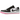 Jordan 1 Low Golf White Light Pumice baskets en vue laterale avec tige en cuir blanc, details gris et lacets classiques