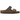 Birkenstock Arizona Birkibuc Mocha baskets vue latérale avec deux brides réglables en matière effet nubuck marron et semelle en liège et EVA