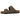 Birkenstock Arizona Birkibuc Mocha baskets vue latérale avec tige en Birkibuc marron, deux brides ajustables et semelle en daim brun