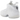 Nike Air Foamposite One Triple White baskets en vue laterale avec une tige blanche Foamposite et des lacets