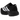 Adidas Adizero Evo SL Black White baskets en vue latérale avec une tige en mesh noir, des détails blancs et des lacets