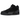 Jordan 3 Retro Black Cat baskets en profil noir avec une tige en nubuck, motif éléphant et lacets noirs