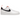 Nike Air Force 1 Low Pivot Point baskets en cuir blanc et noir vue de profil avec laçage classique et semelle en caoutchouc