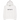 Carhartt Hooded Sweat White / Black baskets vue de face avec capuche, tissu blanc et logo noir
