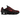 Nike Shox TL Black Light Crimson baskets de profil avec une tige en mesh noir, des colonnes d'amorti rouges et des lacets assortis