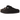 Birkenstock Boston Mocha Suede Narrow Fit baskets vue angulaire, conçues en daim marron avec bride ajustable, boucle argentée et semelle en liège.