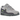 Nike Air Max 90 Premium Light Smoke Grey Volt baskets en profil latéral avec une tige grise, des lacets clairs et des accents jaunes