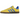 Adidas Handball Spezial Wonder Glow baskets en vue laterale avec une tige en daim jaune et une semelle exterieure en gomme