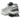 ASICS Gel-Kinetic Fluent Seal Grey Pure Silver baskets de profil avec une tige en mesh gris, des détails argentés et une semelle amortissante
