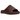 Yeezy Slide YZY YS-01 Fudge baskets vue latérale dans un coloris marron mat uni avec bout ouvert et construction en mousse EVA moulée