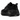 Nike Vomero Plus Black Metallic Dark Grey baskets de profil avec une tige en mesh noir et gris foncé ainsi que des lacets