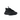 Nike React Vision Black Anthracite baskets de profil avec une empeigne noire, une semelle blanche et des details