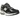 New Balance 2002R Black Sea Salt Gold Metallic baskets de profil avec une tige en mesh noir, des details dores et une semelle