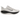 Nike Vomero Plus White Black Cool Grey baskets vue de profil avec tige blanche, details noirs et lacets