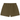 Fear of God Essentials Fleece Soccer Short Olive baskets en vue laterale avec polaire olive et cordon de serrage