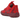 Puma LaMelo Ball MB.03 Lo TB Team Regal Red baskets en vue sous angle avec une tige rouge, des lacets et une semelle crantée