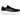 ASICS Gel-Nimbus 27 Black Lake Grey baskets de profil avec une tige en mesh noir, des details gris et une semelle