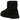UGG Classic Mini II Boot Black baskets profil avec empeigne en peau de mouton noire, coutures emblématiques et semelle extérieure durable.