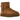 UGG Classic Mini II Boot Chestnut baskets vue latérale mettant en avant le daim marron châtaigne et la semelle extérieure plate classique