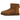 UGG Classic Mini II Boot Chestnut baskets vue latérale, fabriquées en daim marron avec doublure douce et semelle épaisse confortable.