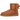 UGG Mini Bailey Bow II Chestnut baskets profil avec tige en daim marron, doublure douce et nœud décoratif à l'arrière