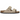 Birkenstock Arizona Suede Leather Sandcastle baskets vue sous un angle avec deux brides réglables en daim beige sable et semelle en liège
