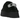 UGG Funkette Slipper Black baskets vue latérale avec empeigne en daim noir, bride élastique à logo à l'arrière et épaisse semelle plateforme