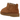 UGG Classic Ultra Mini Chestnut baskets vue latérale en daim marron avec tige basse classique et doublure douce