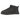 UGG Classic Ultra Mini Grey baskets en vue inclinée avec une empeigne en daim gris doux et une doublure intérieure en peau de mouton