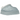 UGG Tazz Slipper Sea Foam baskets en vue angulaire avec tige en daim vert d'eau doux, semelle plateforme et logo UGG brodé sur le col.