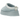 UGG Tazz Slipper Sea Foam baskets vue en angle mettant en valeur la tige en daim vert et la semelle plateforme avec bordure brodée