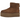 UGG Classic Mini Platform Boot Chestnut baskets vue angulaire avec tige en daim marron châtaigne et semelle plateforme épaisse