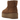 UGG Classic Mini Platform Boot Chestnut baskets vue latérale avec empeigne en daim, semelle plateforme surélevée et doublure douce marron