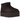 UGG Classic Ultra Mini Platform Boot Burnt Cedar baskets vue angulaire avec empeigne en daim marron et semelle plateforme épaisse emblématique.