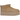 UGG Classic Ultra Mini Platform Boot Driftwood baskets vue latérale avec tige en daim, semelle plateforme épaisse et doublure douce ton sur ton