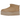 UGG Classic Ultra Mini Platform Boot Driftwood baskets vue latérale avec empeigne en daim, semelle plateforme épaisse et logo UGG visible.