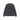 Stussy Raglan Thermal L/S Crew Washed Black baskets vue de face d'un haut à manches longues en textile gaufré avec col côtelé et fini noir délavé