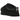 UGG Tazz Slipper Heritage Braid Black baskets vue latérale en daim noir avec bordure brodée emblématique et semelle plateforme épaisse en EVA