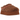 UGG Tazz Slipper Heritage Braid Hardwood baskets vue de côté avec tige en daim marron, tresse emblématique et épaisse semelle compensée en gomme