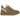 UGG Lowmel Antilope baskets vue inclinée avec tige en daim marron, lacets épais, col rembourré et une semelle extérieure en gomme texturée