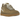 UGG Lowmel Antilope baskets vue latérale, avec une tige en daim beige, des lacets épais et une semelle imposante au style skate contemporain