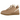 UGG Lowmel Sand baskets vue latérale avec empeigne en daim beige, languette rembourrée, lacets épais et semelle intermédiaire robuste ton sur ton