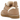 UGG Lowmel Sand baskets vue latérale avec tige en daim beige, lacets épais, col rembourré et semelle extérieure en caoutchouc robuste
