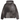 Stussy Beach Wave Dye Shell Black baskets vue latérale avec empeigne noire à motifs, lacets assortis et semelle blanche décontractée