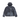 Stussy Beach Shell Wavy Dye Navy baskets vue de profil avec un design ondulé bleu marine et le logo Stussy bien visible sur le côté.