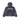 Stussy Beach Shell Wavy Dye Navy baskets vue latérale avec motif ondulé bleu sur l'empeigne, semelle blanche et logo Stussy sur le côté