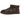 UGG Classic Ultra Mini Caspian Boot Burnt Cedar baskets vue latérale avec empeigne en daim marron, talon renforcé et semelle plate emblématique.