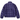 Stussy Midweight Puffer Iris baskets vue latérale avec logo emblématique sur la poitrine, col montant et construction matelassée violette