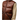 Stussy Micro Ripstop Down Vest Brown baskets vue de face d'une doudoune sans manches marron avec fermeture éclair et logo Stussy sur la poitrine